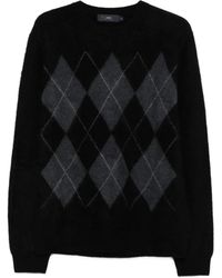 arch4 - Pull En Cachemire À Losanges - Lyst