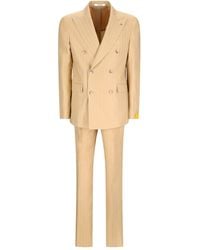 Tagliatore - Traje con doble botonadura y rayas diplomáticas - Lyst