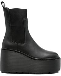 Vic Matié - Platform Elastic-Insert Boots - Lyst