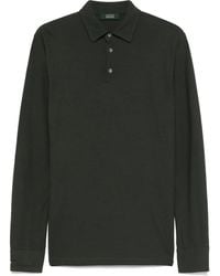 Zanone - Organic-Cotton Polo Shirt - Lyst