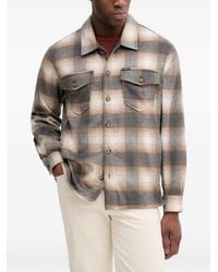 Guess - Checked Chest-Pocket Shirt - Lyst