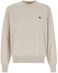 Vivienne Westwood - Alex Orb-Embellished Cotton-Cashmere Sweater - Lyst