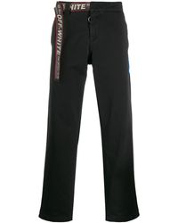 Off-White c/o Virgil Abloh Брюки Чинос С Поясом - Черный