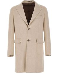 Barba Napoli - Notch-Lapel Wool Coat - Lyst