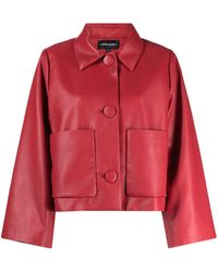 Cynthia Rowley - Button-up Cropped Jacket - Lyst