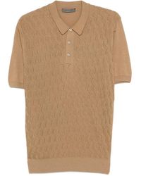 Corneliani - Textured Polo Shirt - Lyst