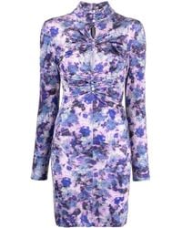 Isabel Marant - Mini-Jurk Met Abstracte Print - Lyst
