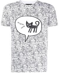 10 Corso Como - Graphic Print Short-Sleeved T-Shirt - Lyst