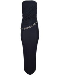 Christopher Esber - Chain-detail Ruched Maxi Dress - Lyst