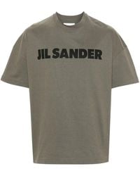 Jil Sander - Logo-Printed Cotton T-Shirt With Relaxed Fit - Lyst