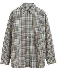 TOTEME - Classic Check Shirt - Lyst