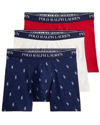 Polo Ralph Lauren - Logo-Print Boxers (Set Of Three) - Lyst