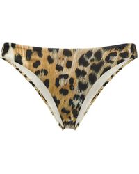 Roberto Cavalli - レオパード ビキニボタン - Lyst