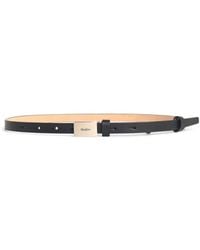 Max Mara - Leather Logo-Buckle Belt - Lyst