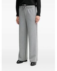 Benetton - Drawstring Wide-Leg Trousers - Lyst