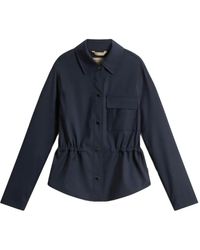 Woolrich - Drawstring Overshirt - Lyst
