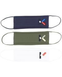 KENZO - Masken-Set Mit Logo - Lyst