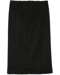 Marni - Button-Detail Pencil Midi Skirt - Lyst