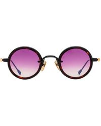 Sato Eyewear - Rotanev-T Round-Frame Sunglasses - Lyst