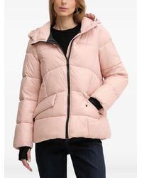 Geox - Quilted-Pattern Padded Jacket - Lyst