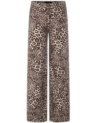 Marc Cain - Animal-Print Jeans - Lyst