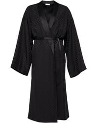 Eres - Mondaine Satin-Jacquard Robe - Lyst