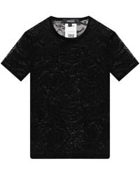 Versace - Laced T-shirt - Lyst