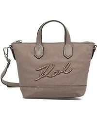 Karl Lagerfeld - Kleine K/Signature Tote Bag - Lyst