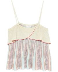forte_forte - Ruffled Striped Top - Lyst