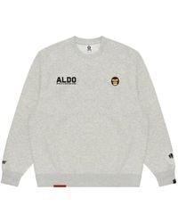 Aape By A Bathing Ape - Moonface Logo-Print Sweatshirt - Lyst