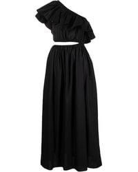 Matteau - One-shoulder Asymmetric Maxi Dress - Lyst