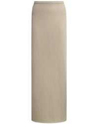 12 STOREEZ - Camelia Knitted Maxi Skirt - Lyst