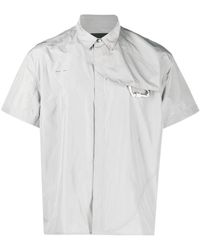 HELIOT EMIL - Carabiner-detail Short-sleeved Shirt - Lyst