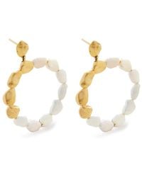 Monica Vinader - Pendientes Con Colgante De Perla - Lyst