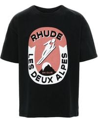 Rhude - Les Deux Alpes T-Shirt T-Shirt - Lyst