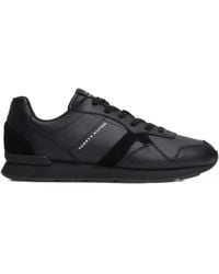 Tommy Hilfiger - Logo-Print Panelled Low-Top Sneakers - Lyst