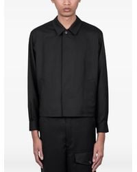 AURALEE - Wool Shirt Jacket - Lyst