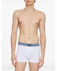 Emporio Armani - Logo-Waistband Boxer Shorts - Lyst