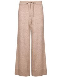 Weekend by Maxmara - Drawstring Knitted Palazzo Pants - Lyst