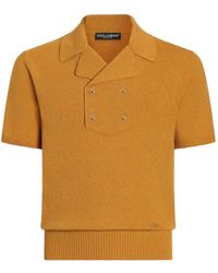 Dolce & Gabbana - Button Short Sleeve T-Shirt - Lyst