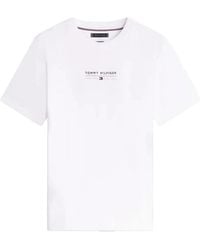 Tommy Hilfiger - T-Shirt À Logo Imprimé - Lyst