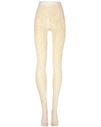Wolford - Lace-Effect Tights - Lyst