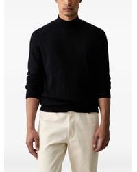 Trussardi - Ribbed-Knit High-Neck Sweater - Lyst