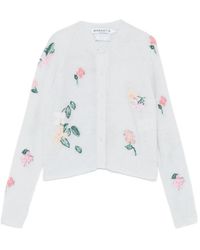 BERNADETTE - Clemence Flower-Embellishment Cardigan - Lyst