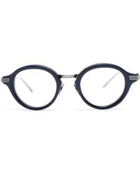 Akoni - Round-Frame Clear Glasses - Lyst