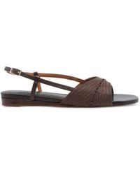 Ángel Alarcón - Woven Leather Sandals - Lyst