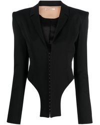 Ssheena - Bodysuit-style Hook-fastening Blazer - Lyst