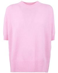 Jil Sander - Short-Sleeve Cashmere Sweater - Lyst