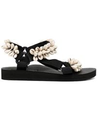 ARIZONA LOVE - Trekky Shell-embellished Sandals - Lyst