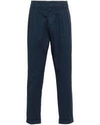 Dondup - Logo-Plaque Tapered Chinos - Lyst